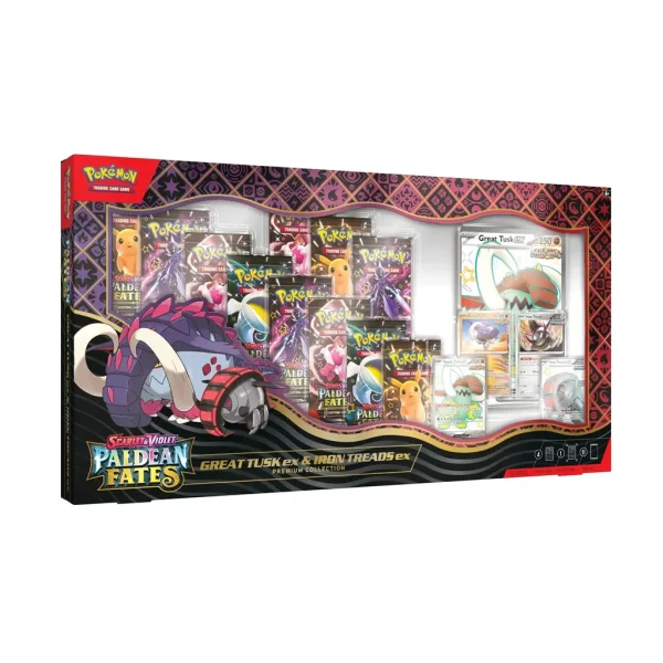 Pokemon - Paldean Fates - Great Tusk and Iron Treads Box