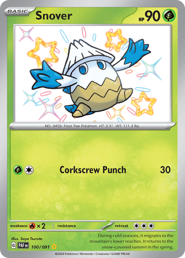 PAF - 100 - Snover - Shiny rare
