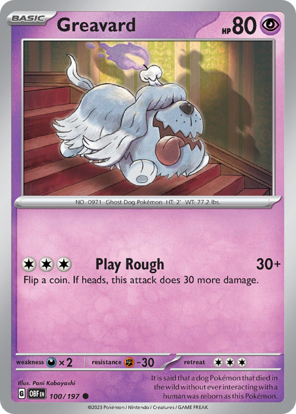 OBF - 100 - Greavard - reverse holo