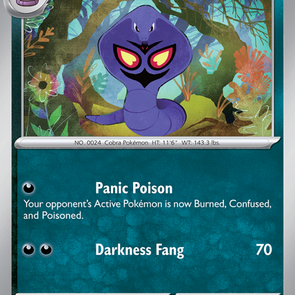 TEF - 101 - Arbok - reverse holo