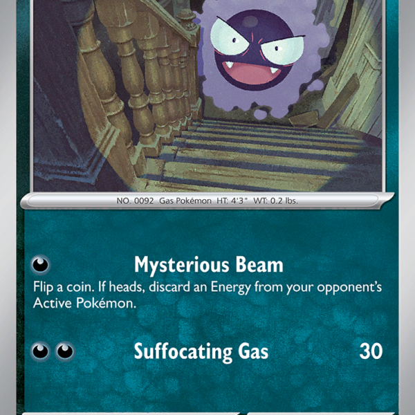 TEF - 102 - Gastly - reverse holo