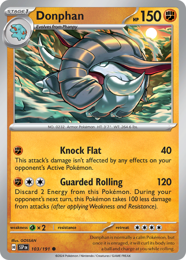 SSP - 103 - Donphan - reverse holo