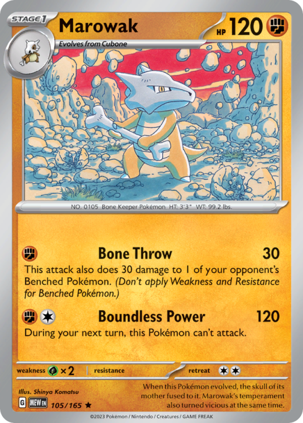 MEW - 105 - Marowak - holo
