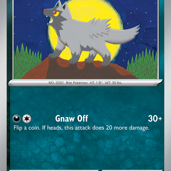 TEF - 105 - Poochyena - reverse holo