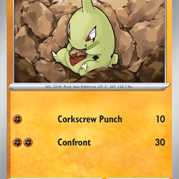 OBF - 105 - Larvitar - reverse holo