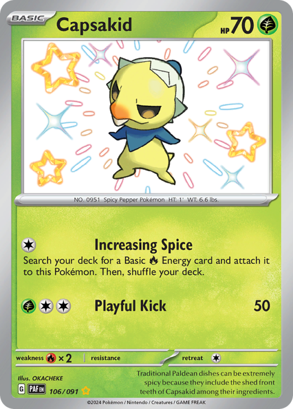 PAF - 106 - Capsakid - Shiny rare
