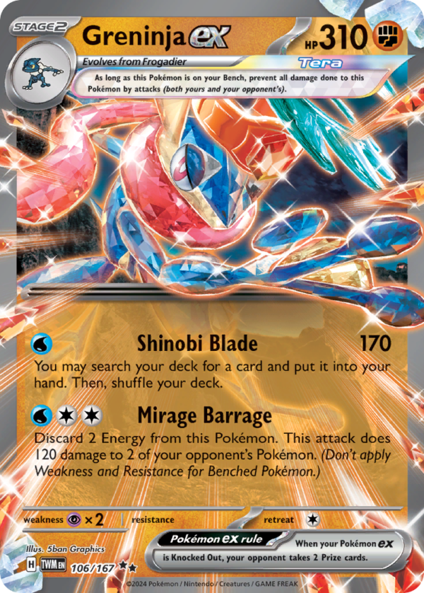TWM - 106 - Greninja ex - Double rare