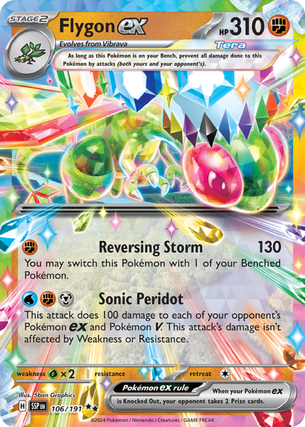 SSP - 106 - Flygon ex - Double rare