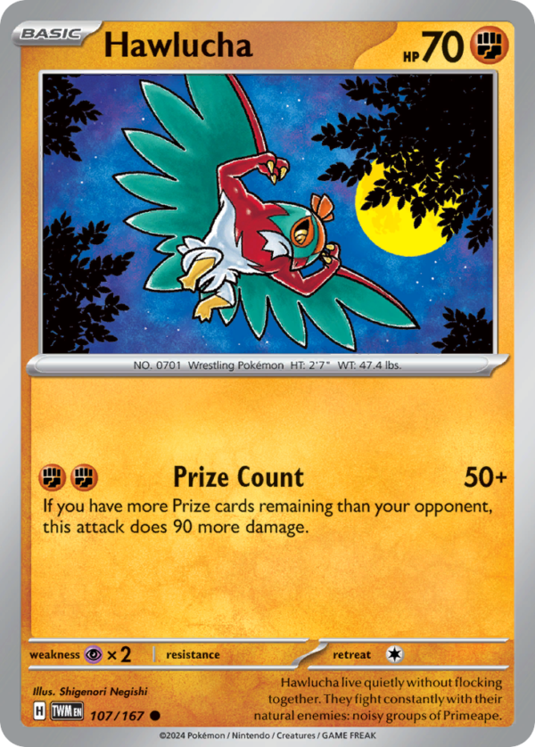 TWM - 107 - Hawlucha - reverse holo