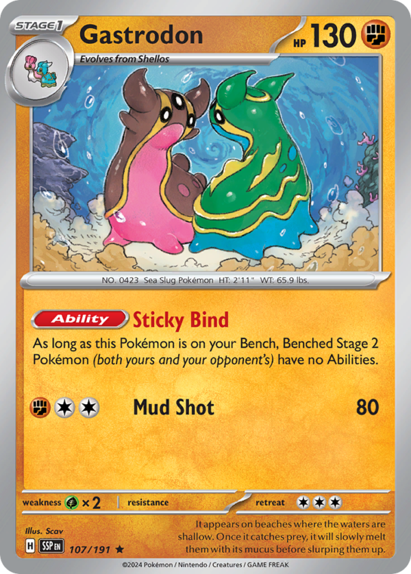 SSP - 107 - Gastrodon - holo