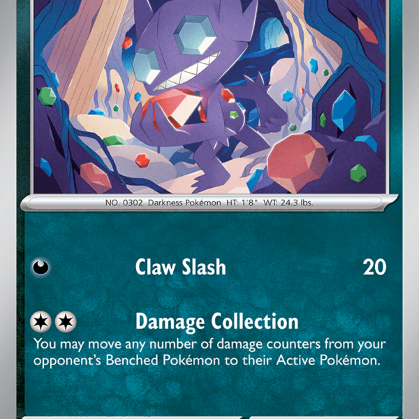TEF - 107 - Sableye - reverse holo