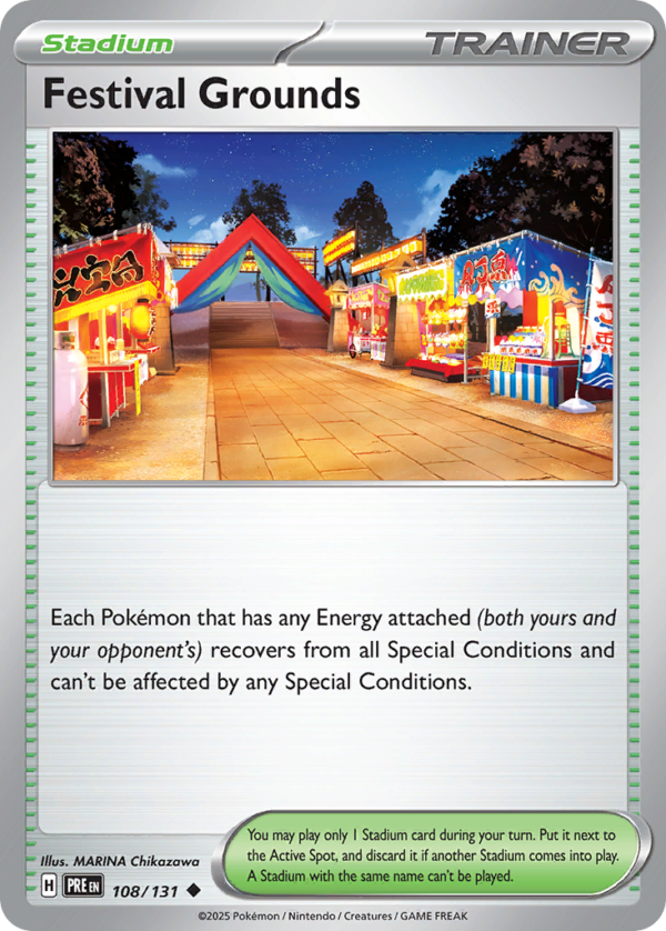 PRE - 108 - Festival Grounds - reverse holo