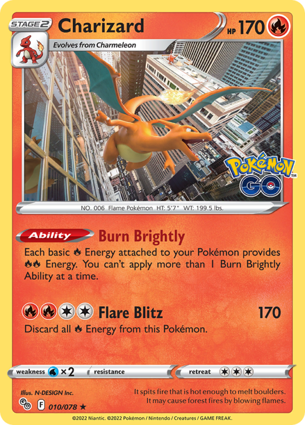 PGO - 010 - Charizard - holo