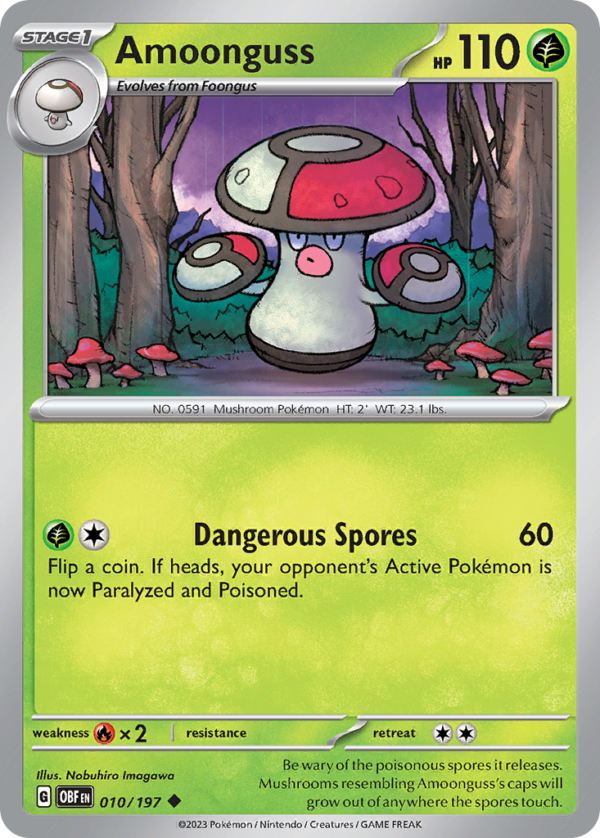 OBF - 010 - Amoonguss - reverse holo