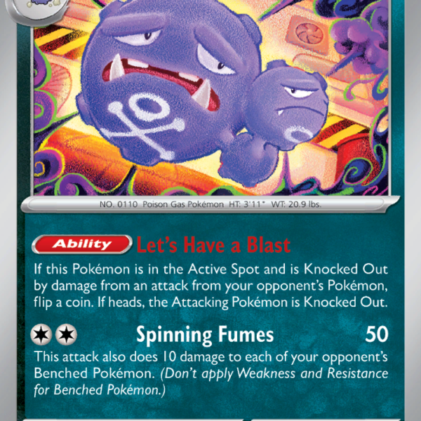 MEW - 110 - Weezing - holo