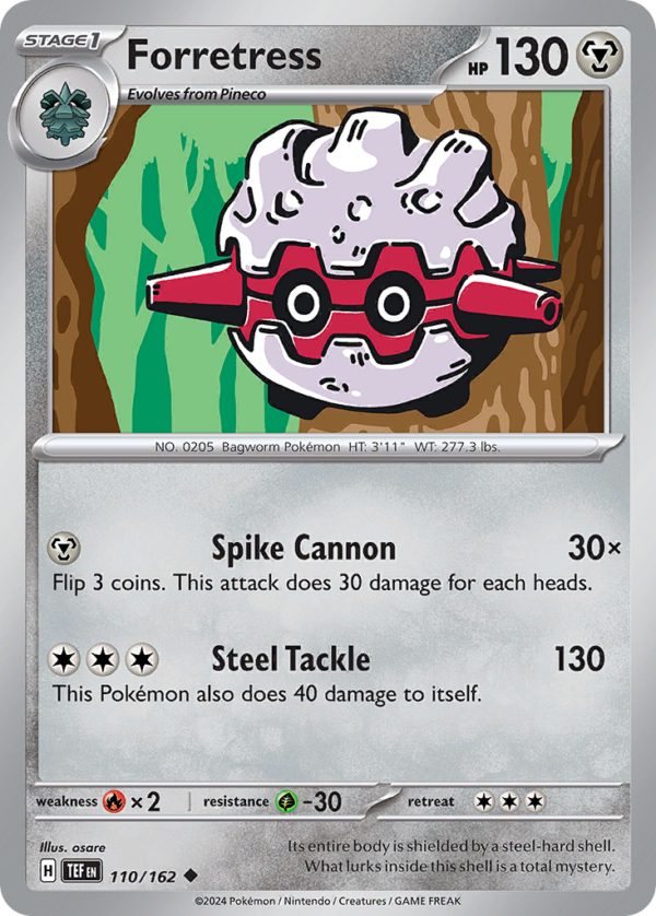 TEF - 110 - Forretress - reverse holo