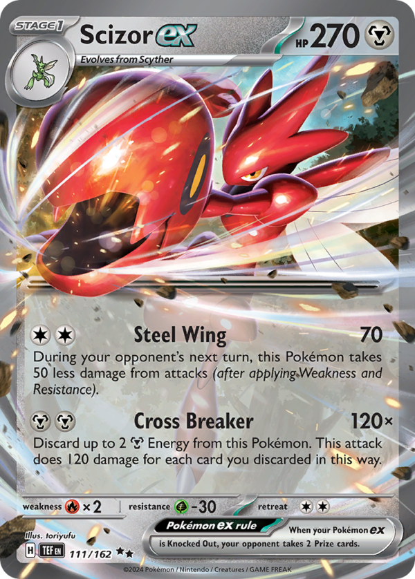 TEF - 111 - Scizor ex - Double rare