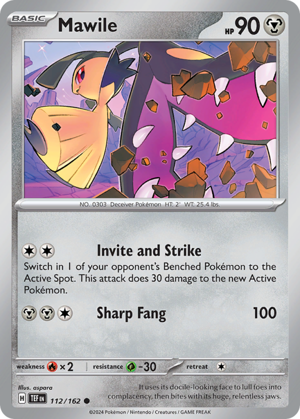 TEF - 112 - Mawile - reverse holo