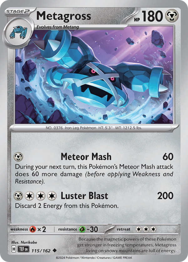 TEF - 115 - Metagross - reverse holo