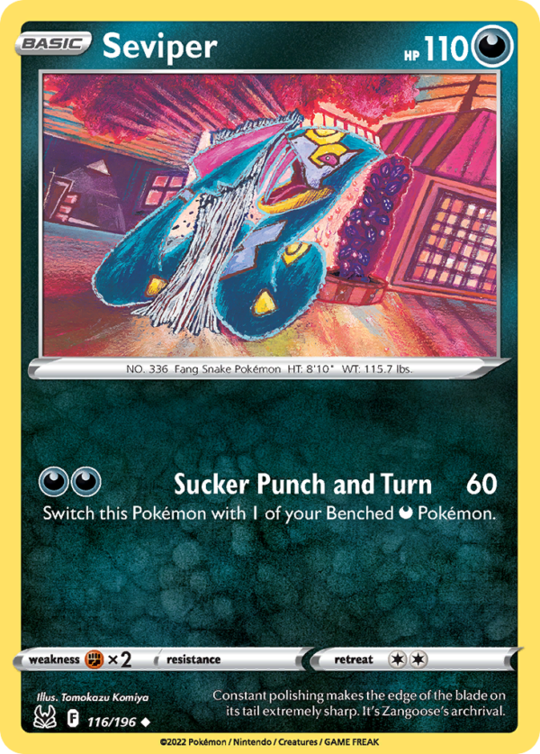 LOR - 116 - Seviper - reverse holo