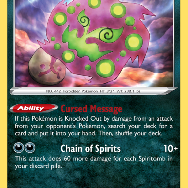 LOR - 117 - Spiritomb - reverse holo
