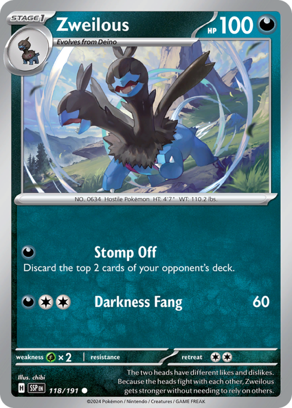 SSP - 118 - Zweilous - reverse holo