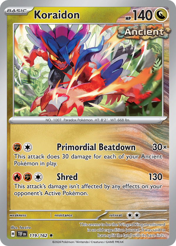 TEF - 119 - Koraidon - holo