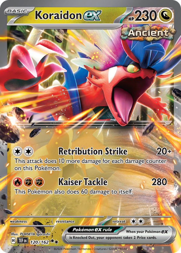 TEF - 120 - Koraidon ex - Double rare