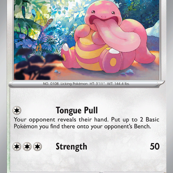 TEF - 124 - Lickitung - reverse holo