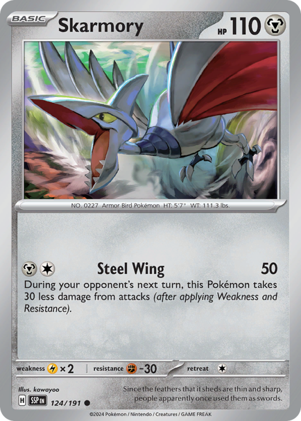 SSP - 124 - Skarmory - reverse holo