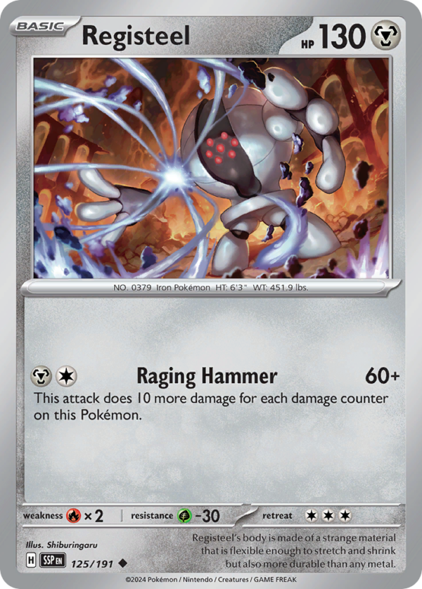 SSP - 125 - Registeel - reverse holo