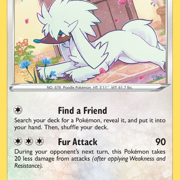 CRE - 126 - Furfrou - reverse holo