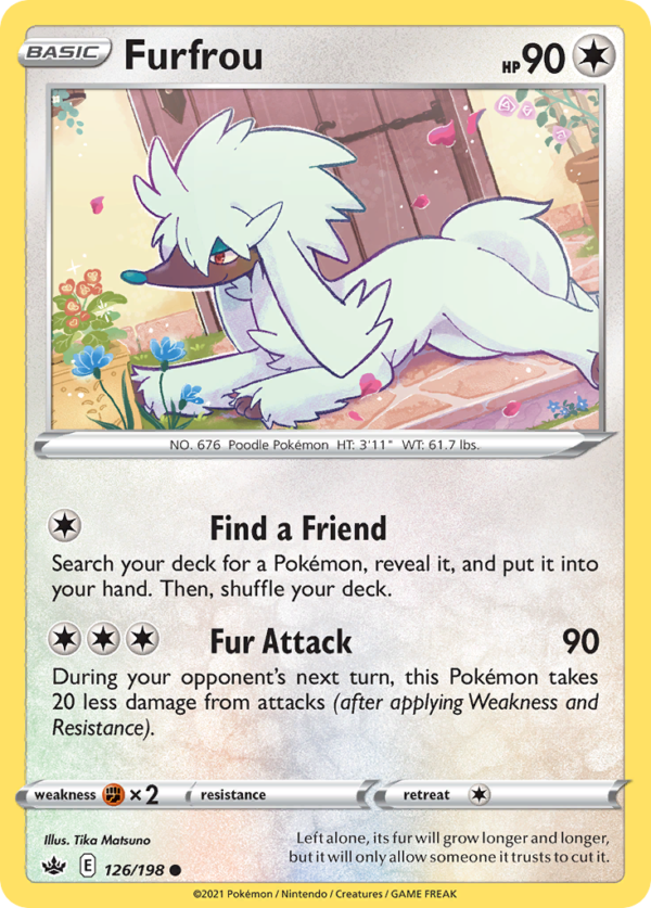 CRE - 126 - Furfrou - reverse holo