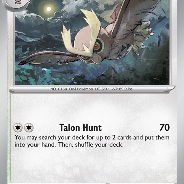 TEF - 127 - Noctowl - reverse holo