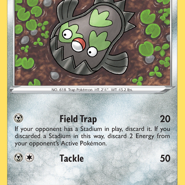 LOR - 127 - Galarian Stunfisk - reverse holo