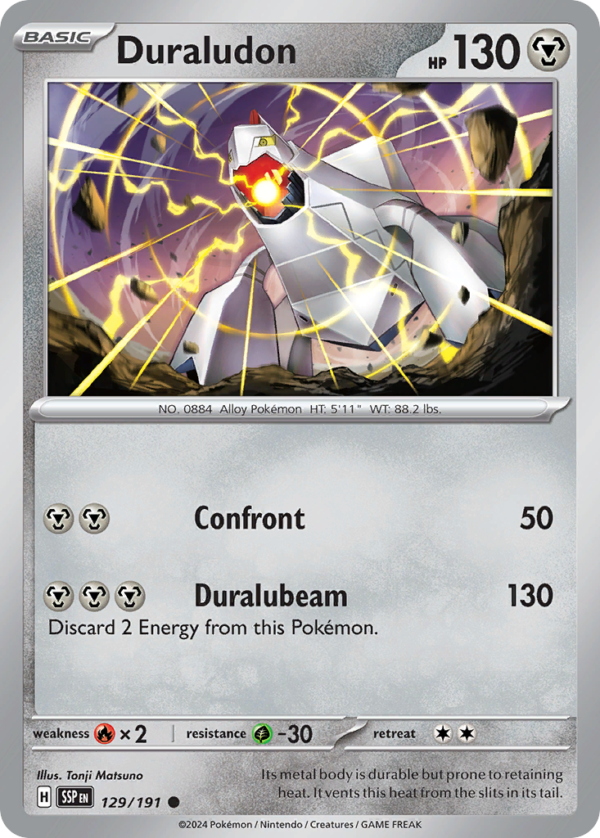 SSP - 129 - Duraludon - reverse holo