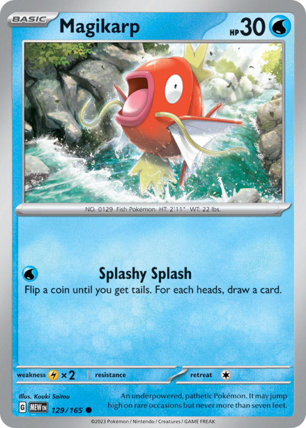 MEW - 129 - Magikarp - reverse holo