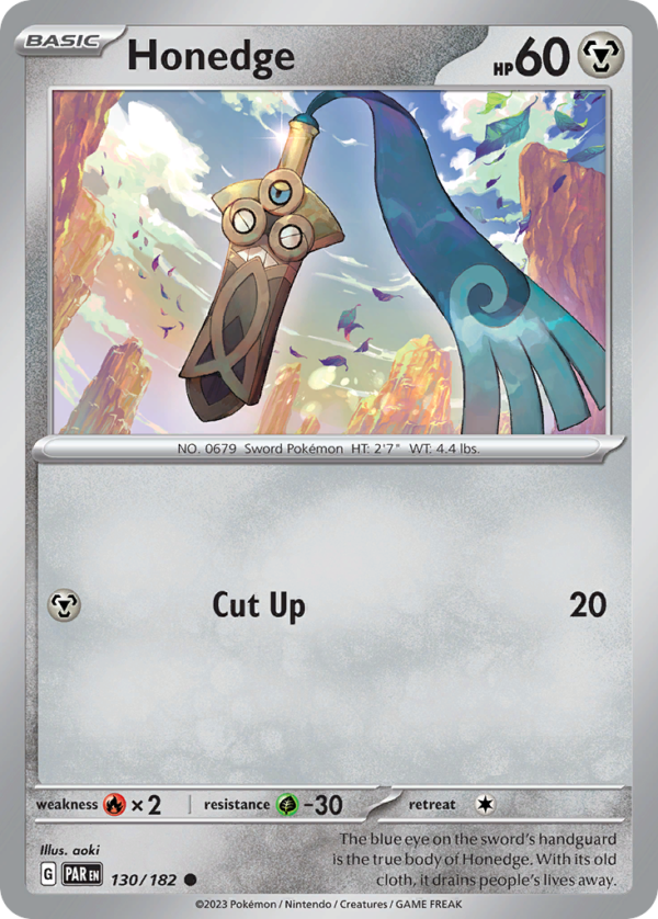 PAR - 130 - Honedge - reverse holo