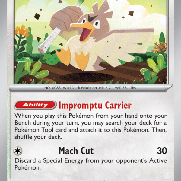 TWM - 132 - Farfetch'd - reverse holo