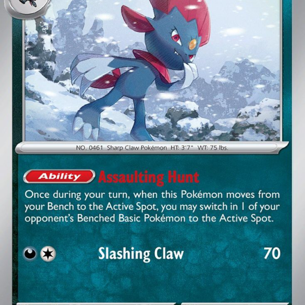 PAL - 134 - Weavile - holo
