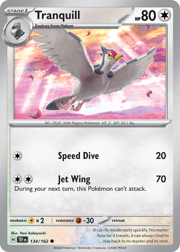 TEF - 134 - Tranquill - reverse holo