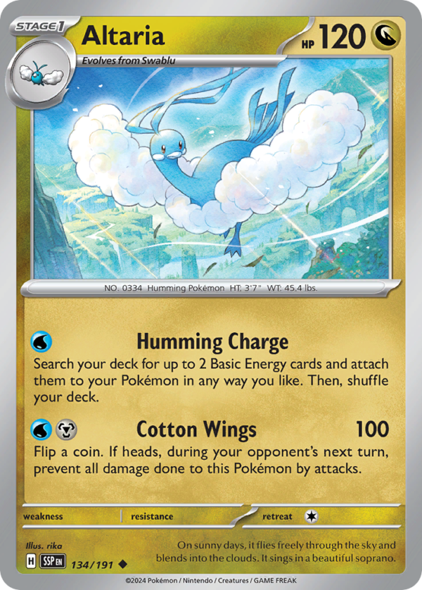 SSP - 134 - Altaria - reverse holo