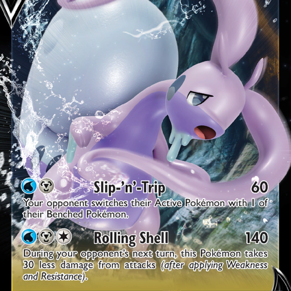 LOR - 135 - Hisuian Goodra V - Holo Rare V