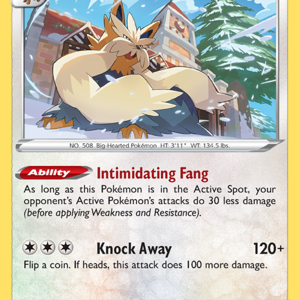 EVS - 135 - Stoutland - reverse holo