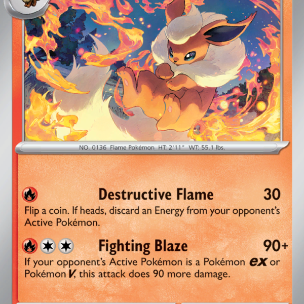 MEW - 136 - Flareon - holo