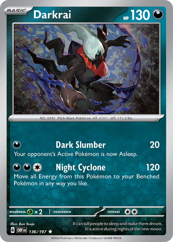 OBF - 136 - Darkrai - holo