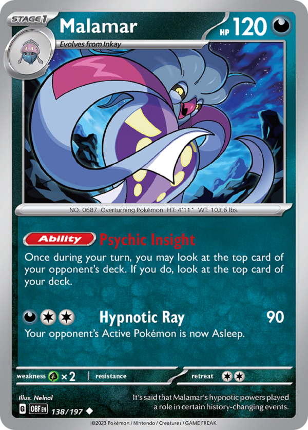 OBF - 138 - Malamar - reverse holo