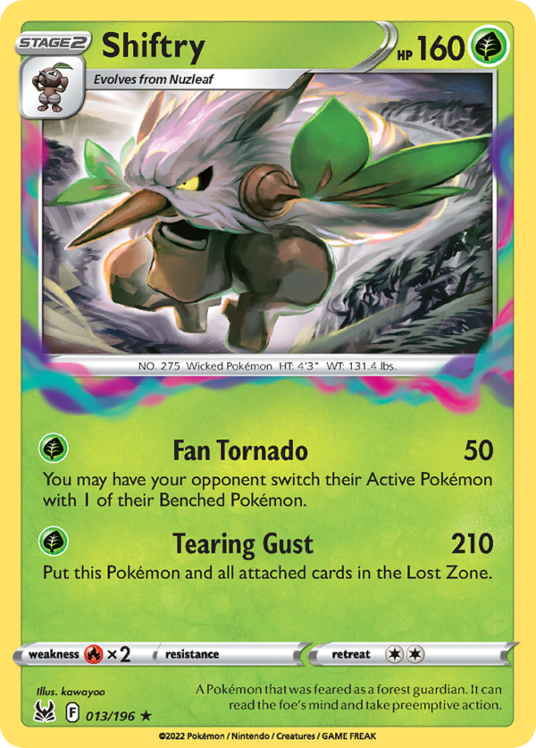 LOR - 013 - Shiftry - holo