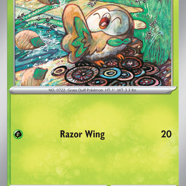OBF - 013 - Rowlet - reverse holo