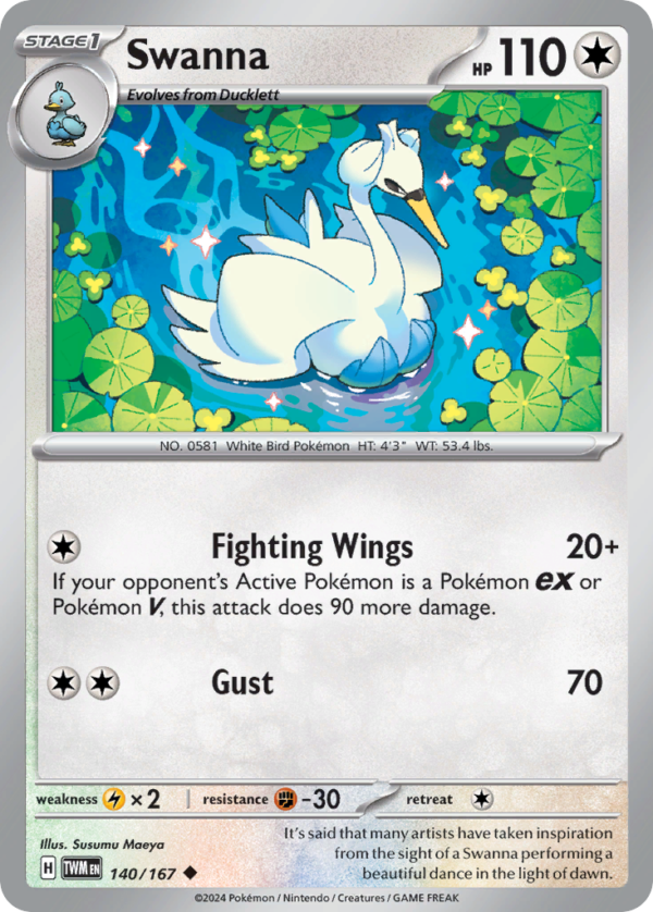 TWM - 140 - Swanna - reverse holo